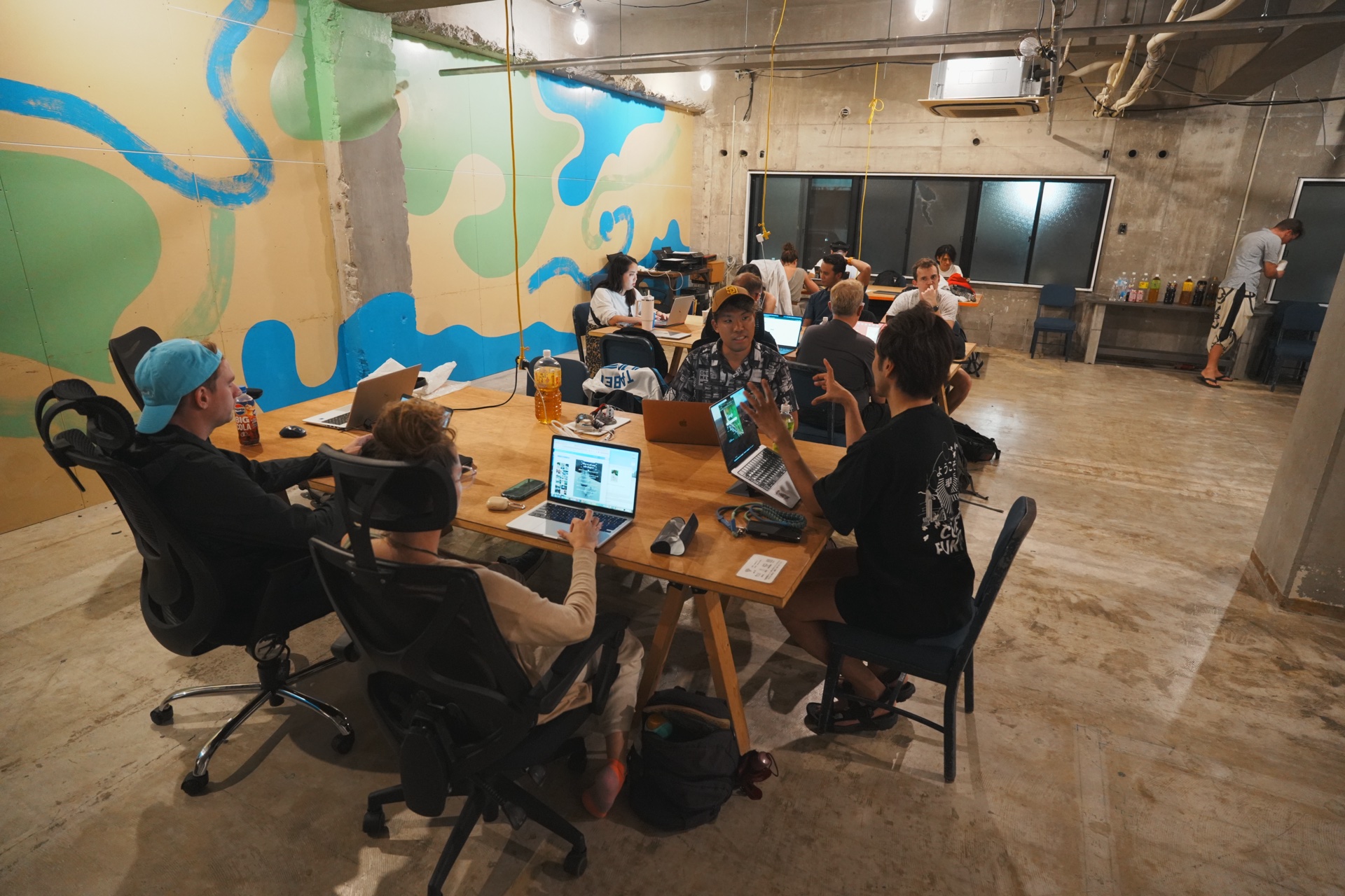Local gathering, working together